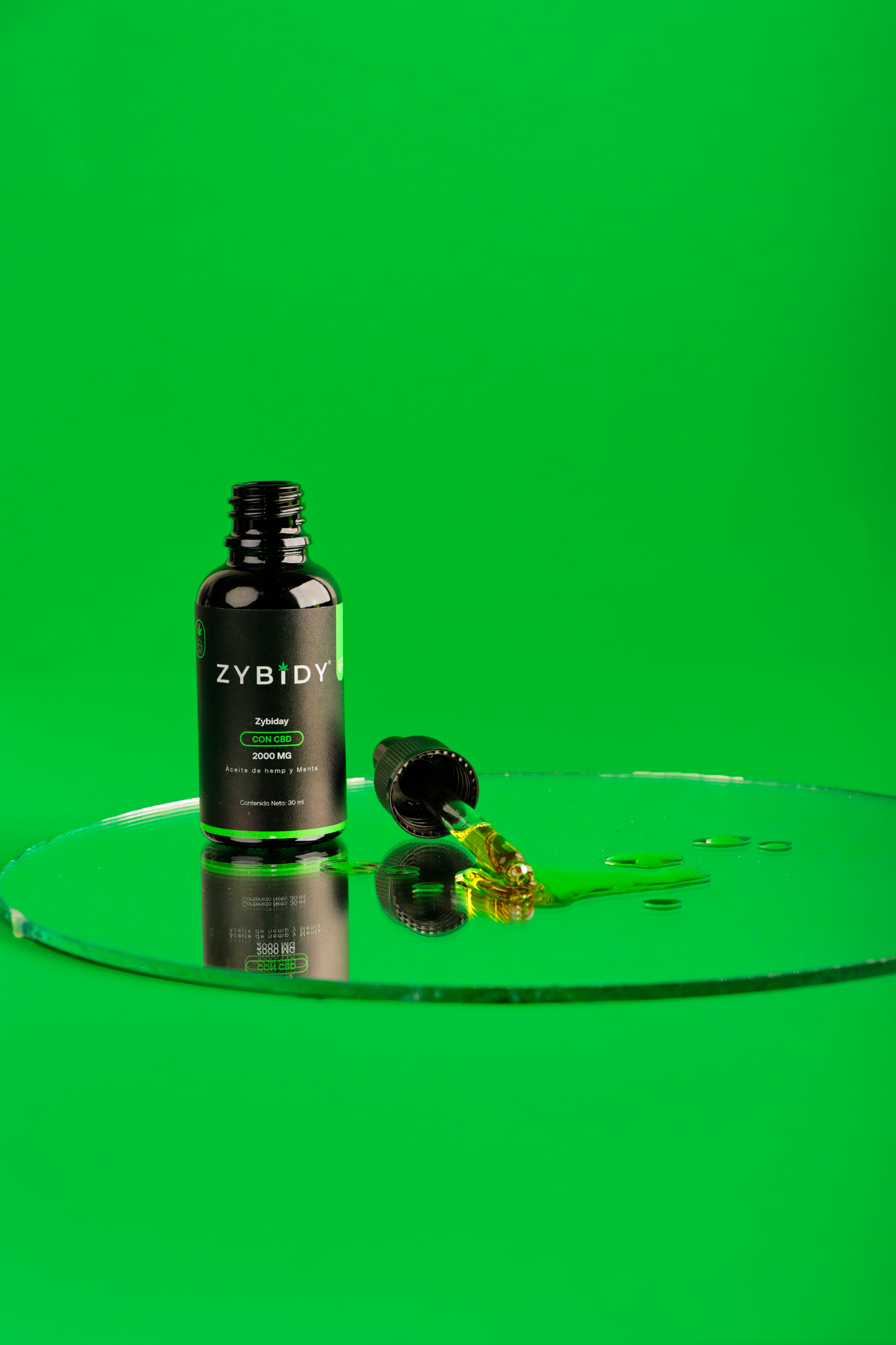 Zybiday - Aceite de Hemp & Menta