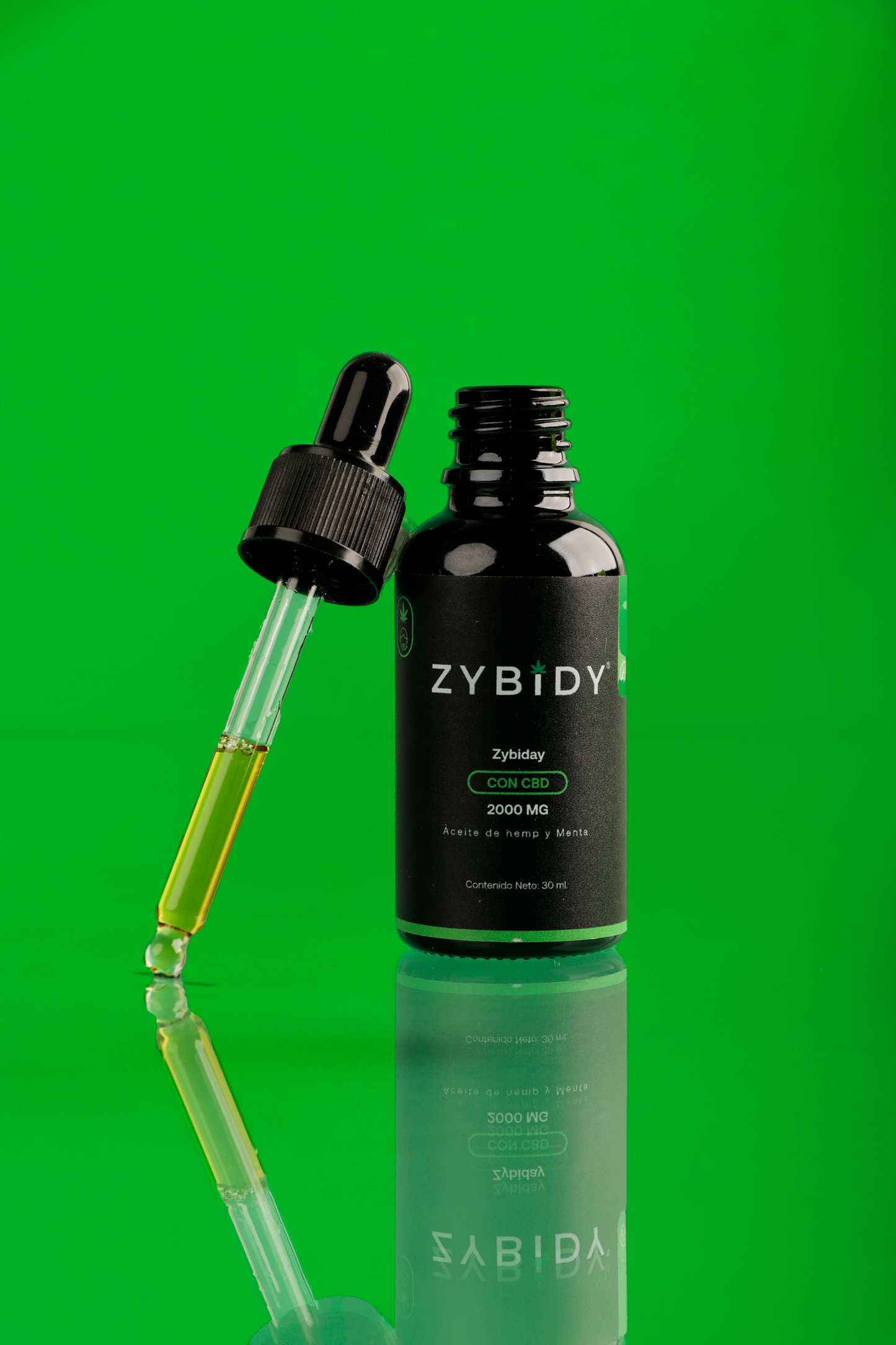 Zybiday - Aceite de Hemp & Menta